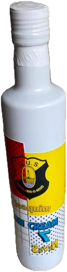 Garrafa Gin Cream 7 personalizada: O emblema da equipa